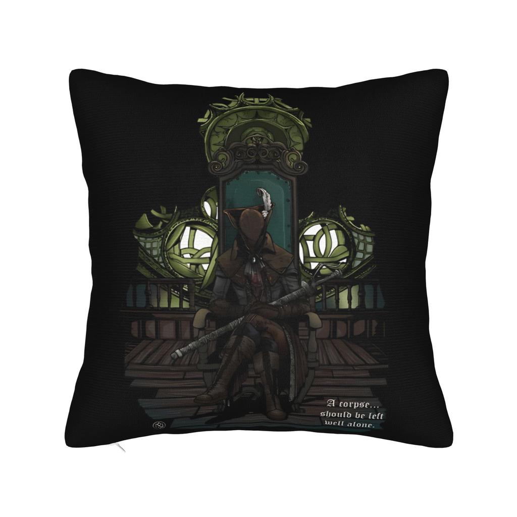 Bloodbornes Darks Souls Game Pillowcase Double-sided Printing Cushion Cover Decorations Throw Pillow Case Cover Home Zipper