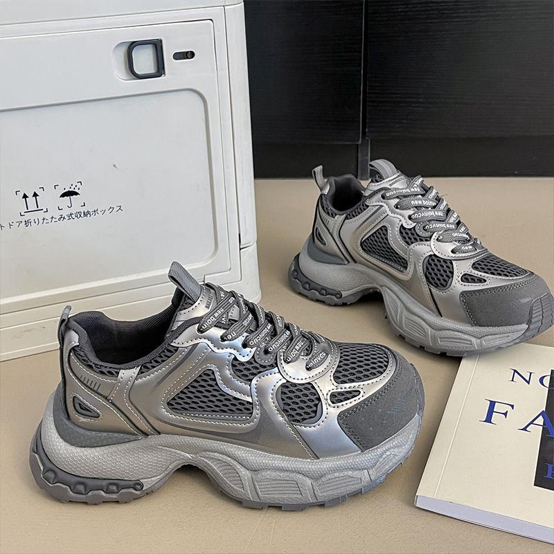 Dad Shoes Women's New Spring and Autumn Thick-soled Ultra-light Soft-soled Fashion Casual Sports Shoes Ins Shoes