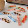 Cute Text Funny Hairpin Female Summer Side Bangs Broken Hair Clip Duck Beak Hairpin Hair Clip Headgear
