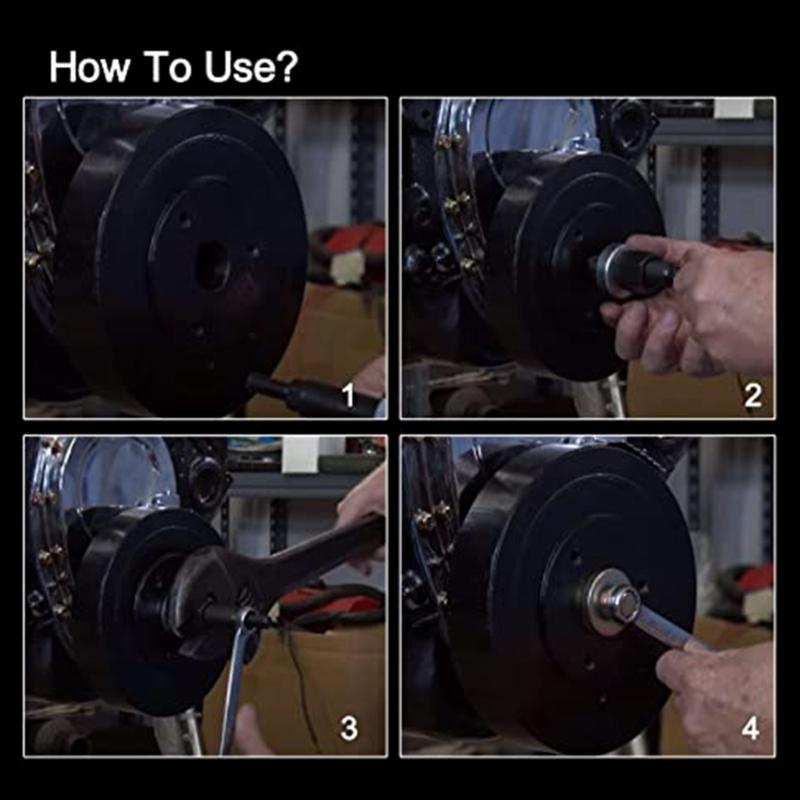 66515 Harmonic Balancer Installation Tool Harmonic Balancer Vibration Damper Installation Tool for Small & Big Block