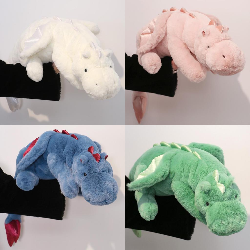 Little Dragon Plush Toy Soft Animal Doll With Prone Posture Design For Girls Bed Pillow