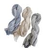 73*200CM Soft Modal Striped Men and Women's Cotton Scarves for Spring and Summer Sun Protection Shawl Scarf