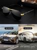 Oversized Vintage Sunglasses Men Women Fashion Polarized Pochromic Shades Eyewear Double Bridge Driving Sun Glasses