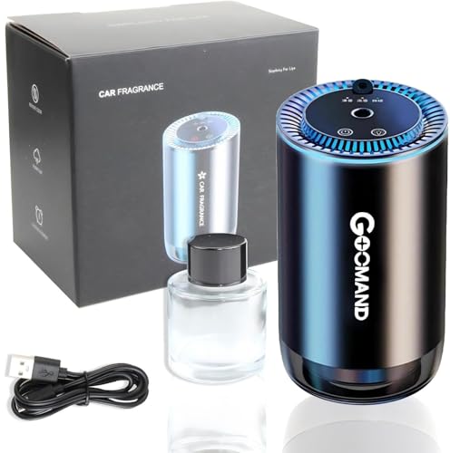 

GOOMAND Автомобильный диффузор, Ультразвуковой, Тихий, Автоматическое ВКЛ/ВЫКЛ, Аккумулятор большой емкости, Питание от USB, Аромадиффузор, Автомобиль, Аромат, Аромат, Окружающий Ли