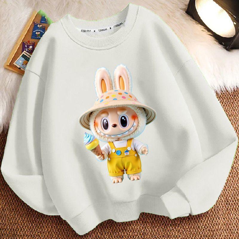 Children's Fashion Sweatshirts for Spring and Autumn, Casual Long-sleeved Sweatshirts for Boys and Girls
