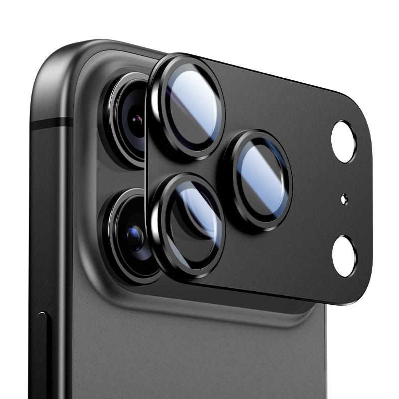 For Apple iPhone 17 Pro Max 17Air 17Pro 17ProMax Metal Ring Camera Lens Protectors Glass Camera Armor Lens Film Cover 4