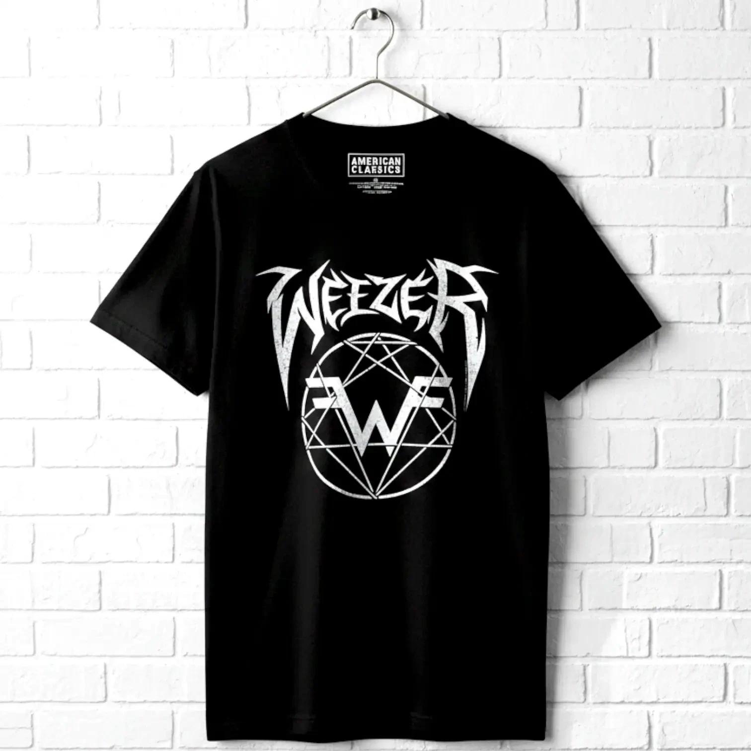 Weezer Metal Logo Men s T Shirt S