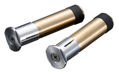 POSH 031181-10 Motorcycle Accessories Insert Weight Bar (for Inch Bar) Harley Etc Brass Bar End Cap