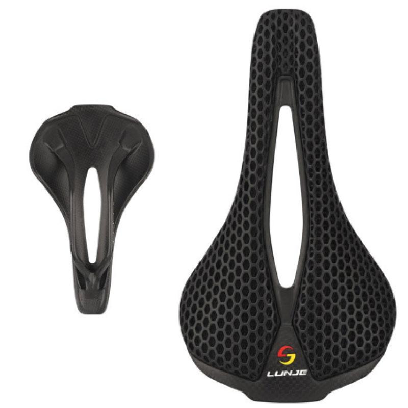 Bicycle Carbon Fiber Seat Cushion Bike Saddle Carbon Fiber чёрный