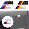 For M POWER F13 F15 F16 F30 F34 F32 F31 E36 E46 E39 3D Metal Car Badge Body Trunk Deocration Sticker Auto Modification Decal