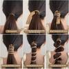 4Pcs Small Spiral Hair Coils Women Solid Color Phone Cord Ponytail Holder Strong Grip Waterproof Hair Ties