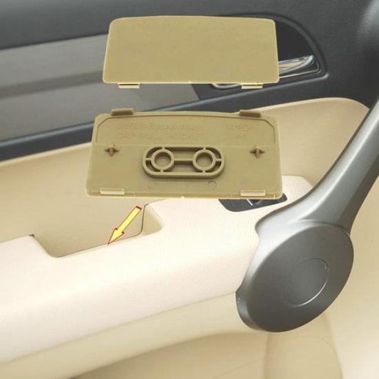 2PCS For Honda CR-V CRV 2007-2011 Car Armrest Door Handle Pull Pocket Cap Cover