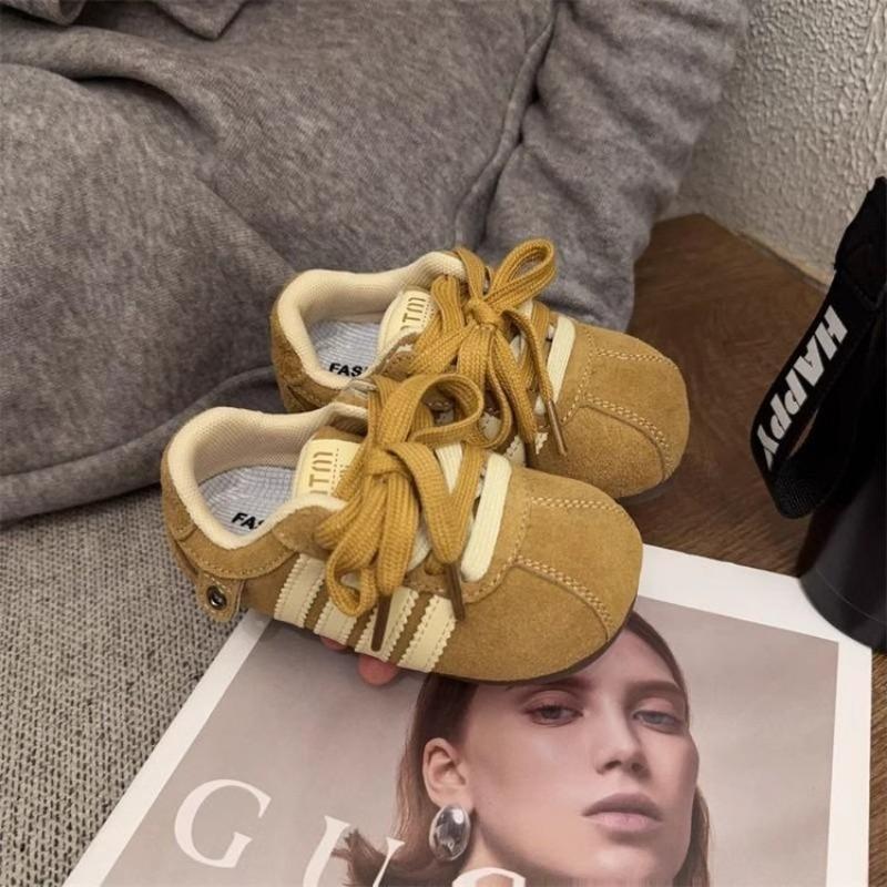 Boys' Lightweight Sports Shoes Girls' Fashionable German Training Shoes Baby Breathable Casual Shoes Children's Sneakers