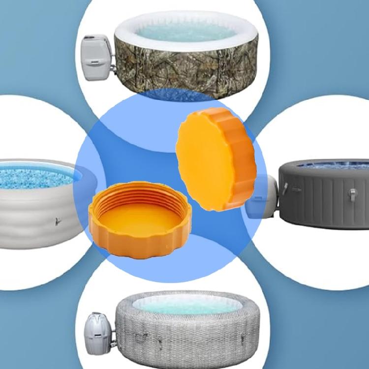 Lemon PVC Sand Fan Drain Canopies 2 Pack Permanent Outdoor Use Stream Optimization Pool Maintenance