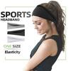 Yoga Sports Headband Sweatband Fitness Run Bandanas Elastic Hair Bands Stretch Makeup Hair Accessories for Women Men Girls