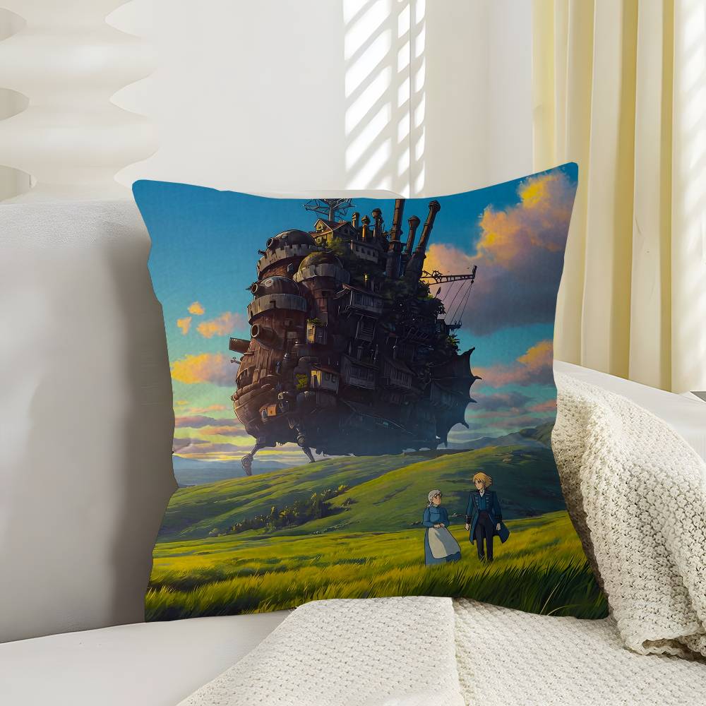 H-Howls-Moving-CastleS Lucky Dragon pillow cover sofa cushion cover home room decoration children gift