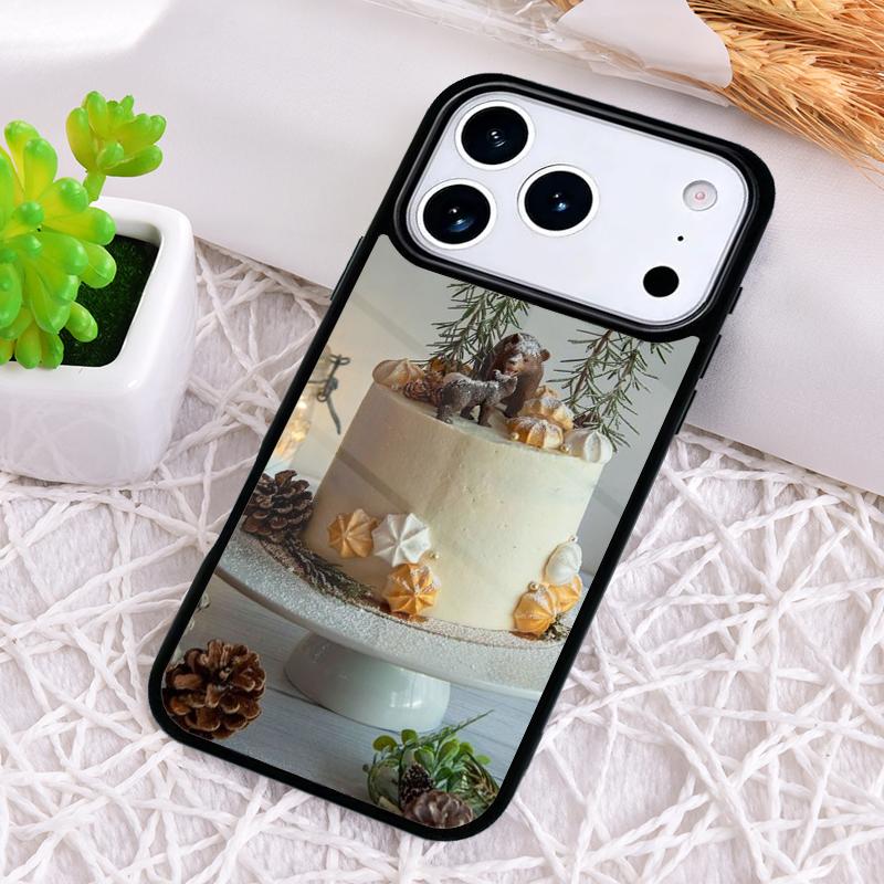 Cake Art Fancy Desert Phone Case for iPhone 17 Air 16 15 11 12 14 13 Pro Max Shockproof Cover