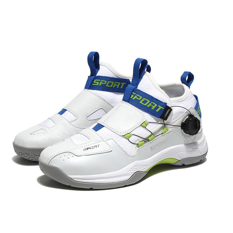Women's shock absorption training shoes wear-resistant breathable competition non-slip tennis shoes badminton shoes men's summer lightweight the same