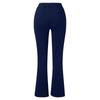 Women's Fashion Color Casual Pants with Elastic Waistband and Pockets for Everyday Wear