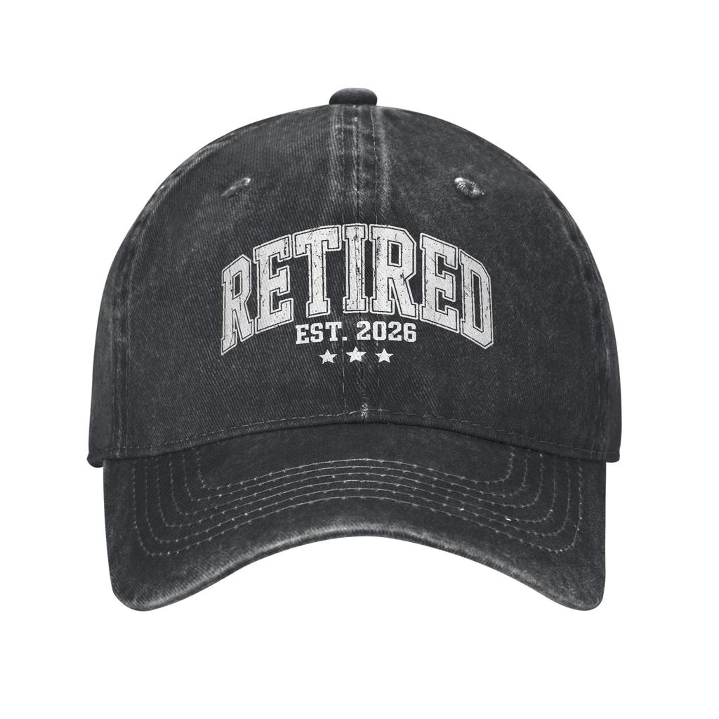 Retirement Funny Retired Not My Problem Anymore Washed Baseball Cap Street Style Sun Trucker Hat Summer Sports Cap