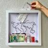 Caja de recuerdos de aventuras transfronterizas: Caja de almacenamiento, porta postales, alcancía, caja de mapas, marco de fotos.