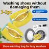 3-1 Pcs Washing Machine Special Shoe Wash Bag, Anti-Deformation Lazy Shoe Care Laundry Bag for Household