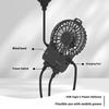 Octopus Suction Cup Mini USB Fan: Silent for Office, Dorm, Kitchen, and Desktop Use