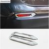 Front Rear Fog Light Lamp Eyelid Eyebrow Cover Trim ABS Chrome / Carbon Fiber Accessories For Nissan Qashqai J11 2018