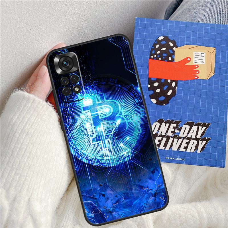 Bitcoin BTC Funda For Xiaomi Redmi Note 11 9 10 12 13 14 Pro 9S 10S 11S 12S Redmi 13C 10C 12C 14C Case