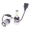 1Pc Car Bright H4 H7 H1 H3 Led Front Fogs Lights Lamps Beads 8000Lm Cob Chips With Cooling Fan Longer Lifespan