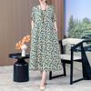 Vestido de verano de talla grande XL-5XL para mujer, holgado, de manga corta, estilo vintage