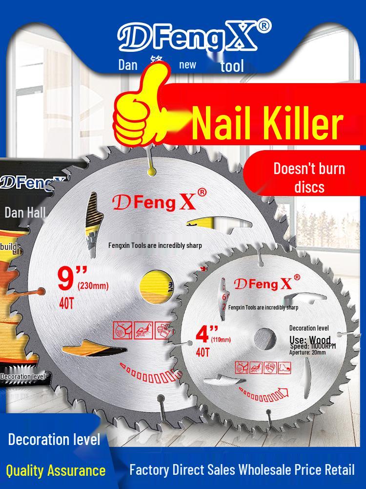 9P1E Woodworking Saw Blade Set: Angle Grinder Cutter, High-Speed Steel, 4/5/10 Inch