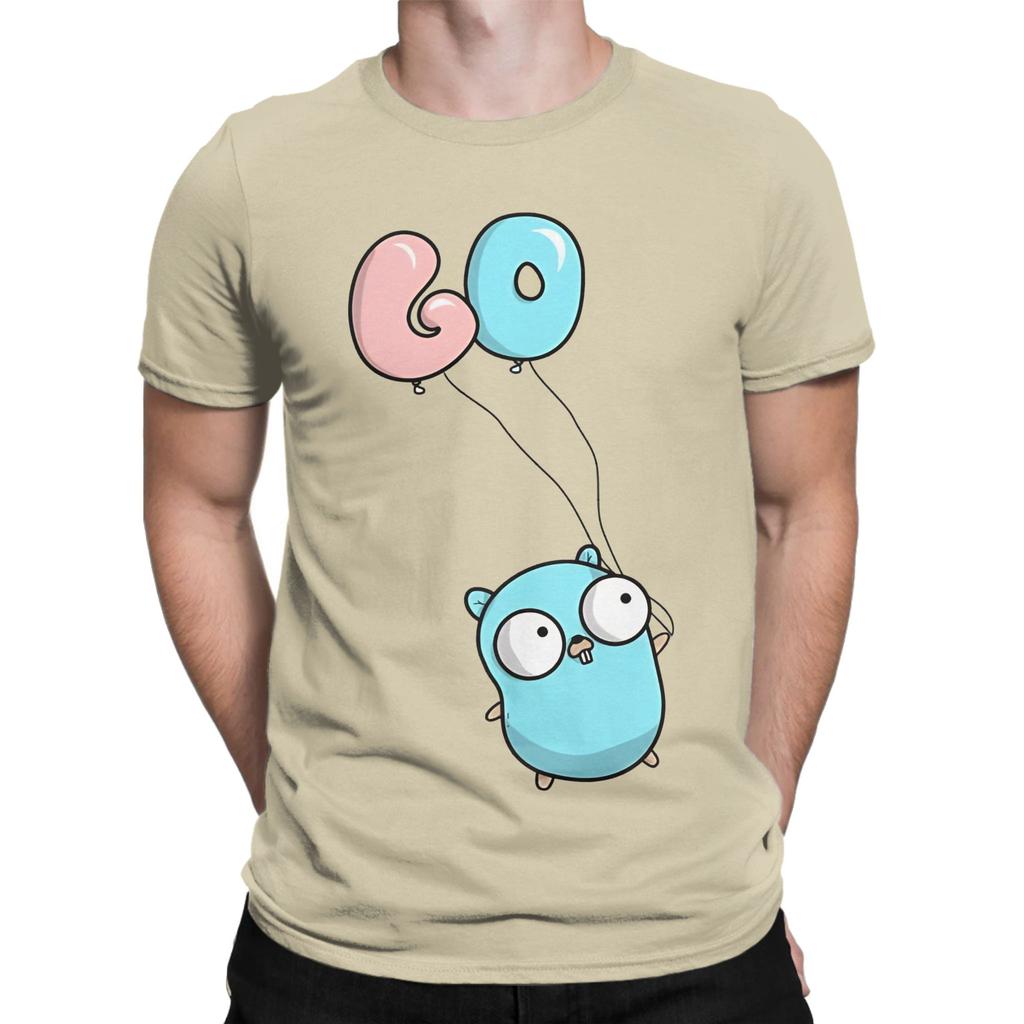 Golang Gopher Funny 100 Cotton Tshirt Gopher Tops Tees For Unisex