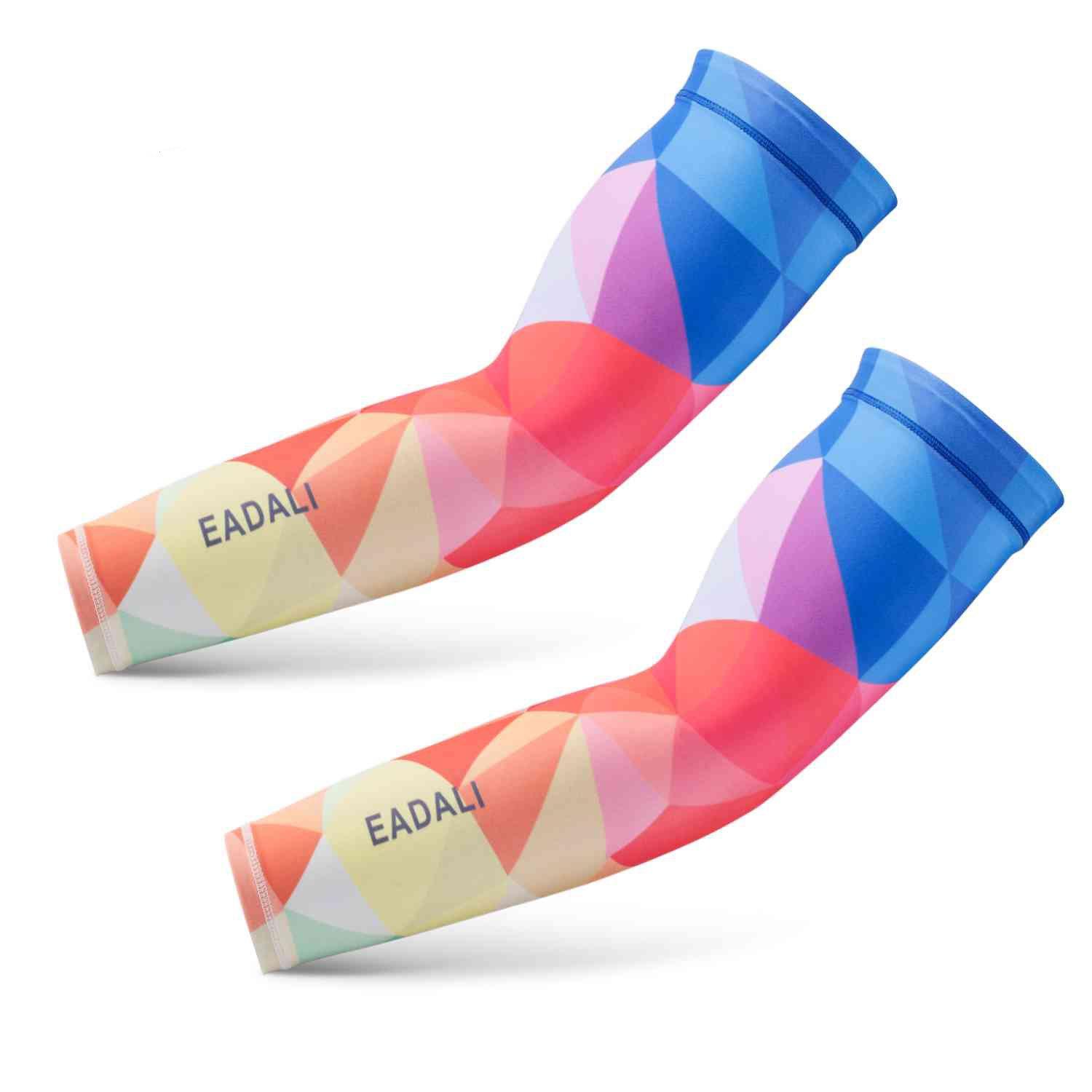 

Eadali Arm UPF UV Sun Protection for Sports Summer Colorful Covers, Cooling, Sweat-Wicking, Quick-Drying, Non-Slip, 50+ Protection, Activities,