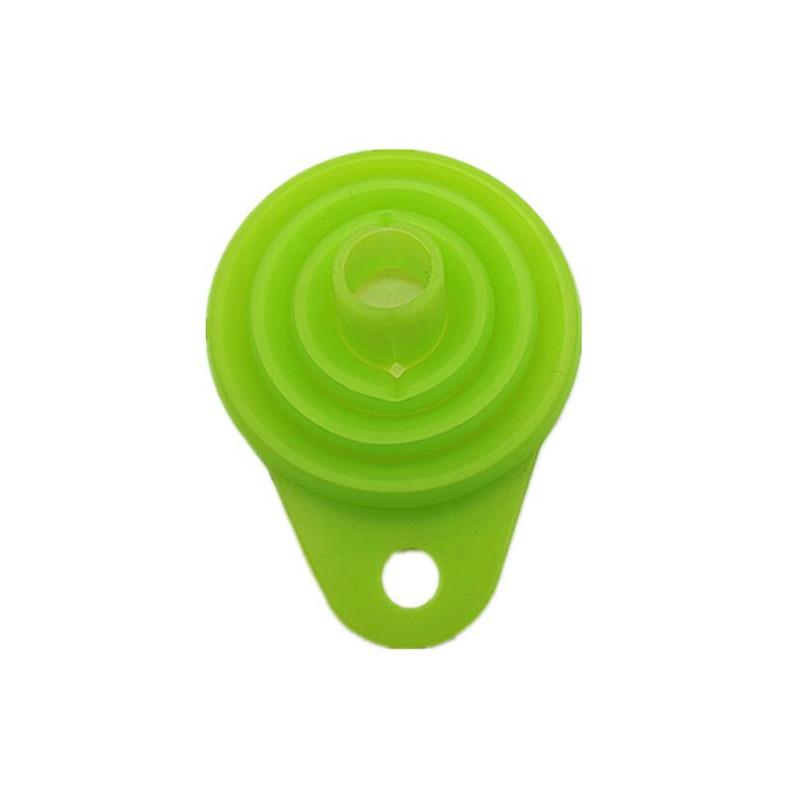 Food Grade Silicone Gel Folding Funnel Folding Telescopic Long Neck Funnel Liquid Filling Kitchen Tools