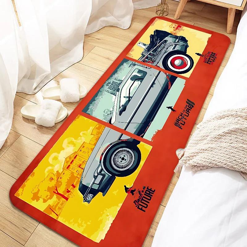 Back To The Future Door Mat Entrance Non-slip Doormat Washable Kitchen Carpet Living Room Hallway Rugs Bathroom Bath Door Mats
