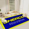 S-Sherco LOGO Room Mats Anti-slip Absorb Water Long Strip Cushion Bedroon Mat Household Carpets