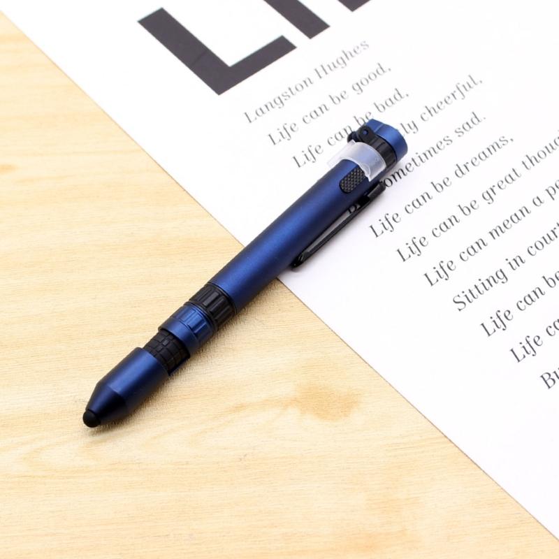5-in-1 Multitool Stift Multitool Gadgets Eingebaute Kompasse LED Taschenlampe Schraubendreher Touchscreen Stift und Handyhalter