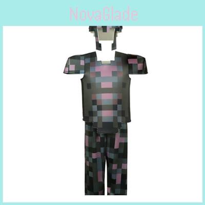 Minecraft Cosplay Costume For Kids With Polyester Fabric For Halloween Role Play