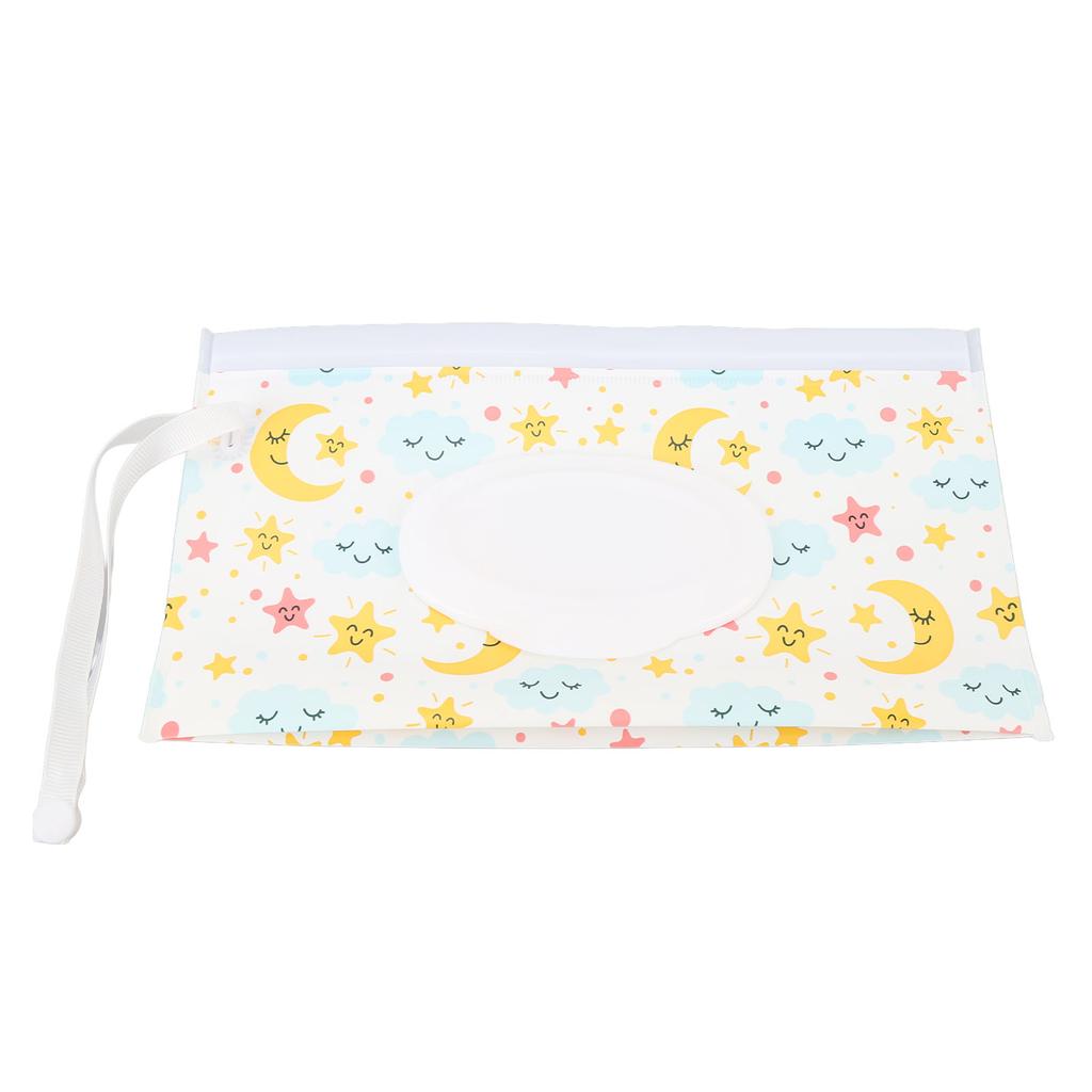 Baby Feuchttücher Beutel Tragbare Feuchttuchspender Tasche Reise Baby Feuchttuchbehälter mit Deckel und Reißverschlüssen Für Zuhause Reisen Einkaufen