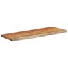 VidaXL Wall Shelf, Floating Shelf, Wall Decoration for Office Living Room, Rectangular Solid Acacia Edge 370285