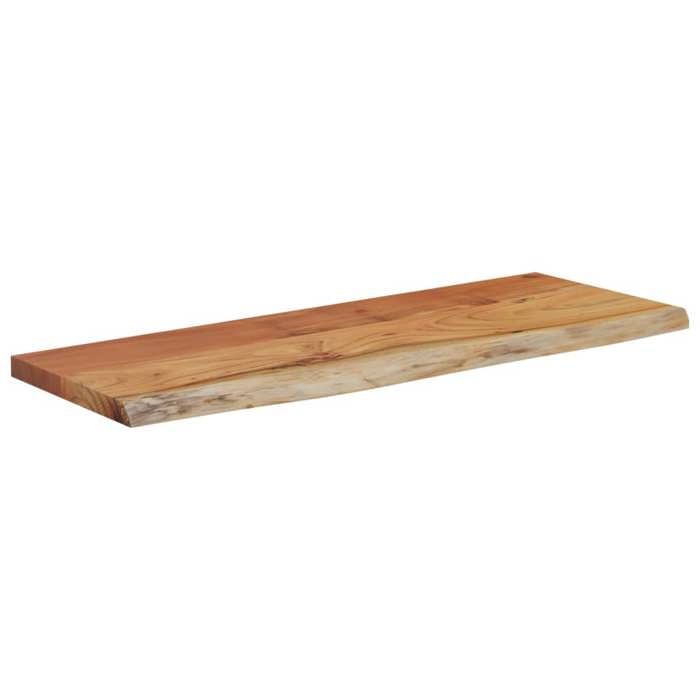 VidaXL Wall Shelf, Floating Shelf, Wall Decoration for Office Living Room, Rectangular Solid Acacia Edge 370285