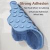 Silicone Shower Foot Scrubber With Suction Cups Shower Foot Washer Bath Massager  Bath Time
