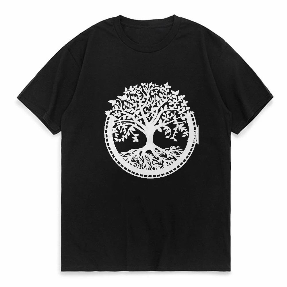 Tree Of Life Graphic Print TShirt Mens womens Casual Round Neck Short Sleeve Tee For Attire Vacation Attire sport tshirt 4XL