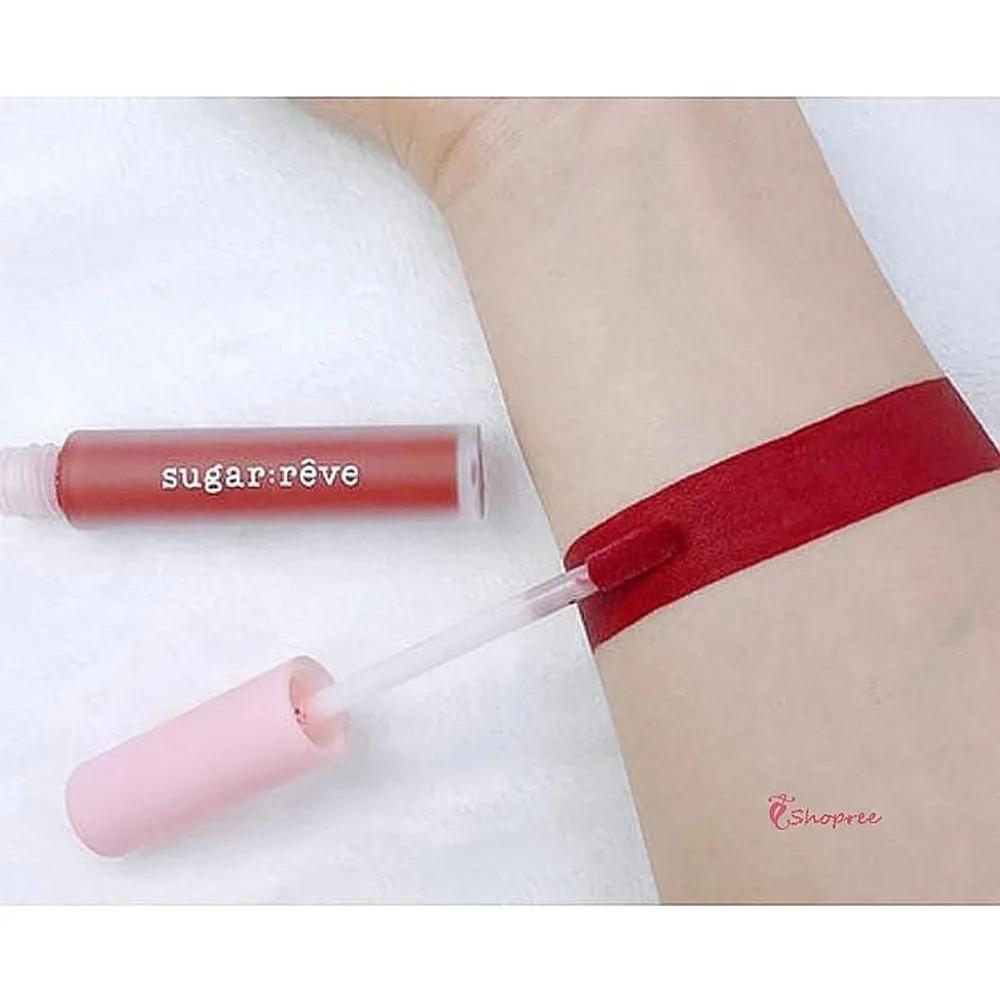 

Matte lip, long-lasting Korean lip tint, excellent staying power, Sugar Rev long-lasting, non-smudging pqr809 3. Be My Love