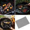 3 Stück BBQ Mesh Matte Antihaft BBQ Grillmatte Mesh Mattenblatt Grillwerkzeuge(33x40cm )