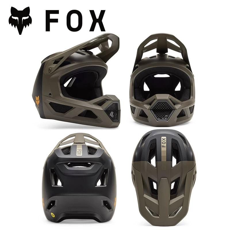 [Special Offer] Yueqi Off-Road Fox Full-Face Mountain Bike Helmet for Downhill Riding with Mips Shock Absorption Protection
