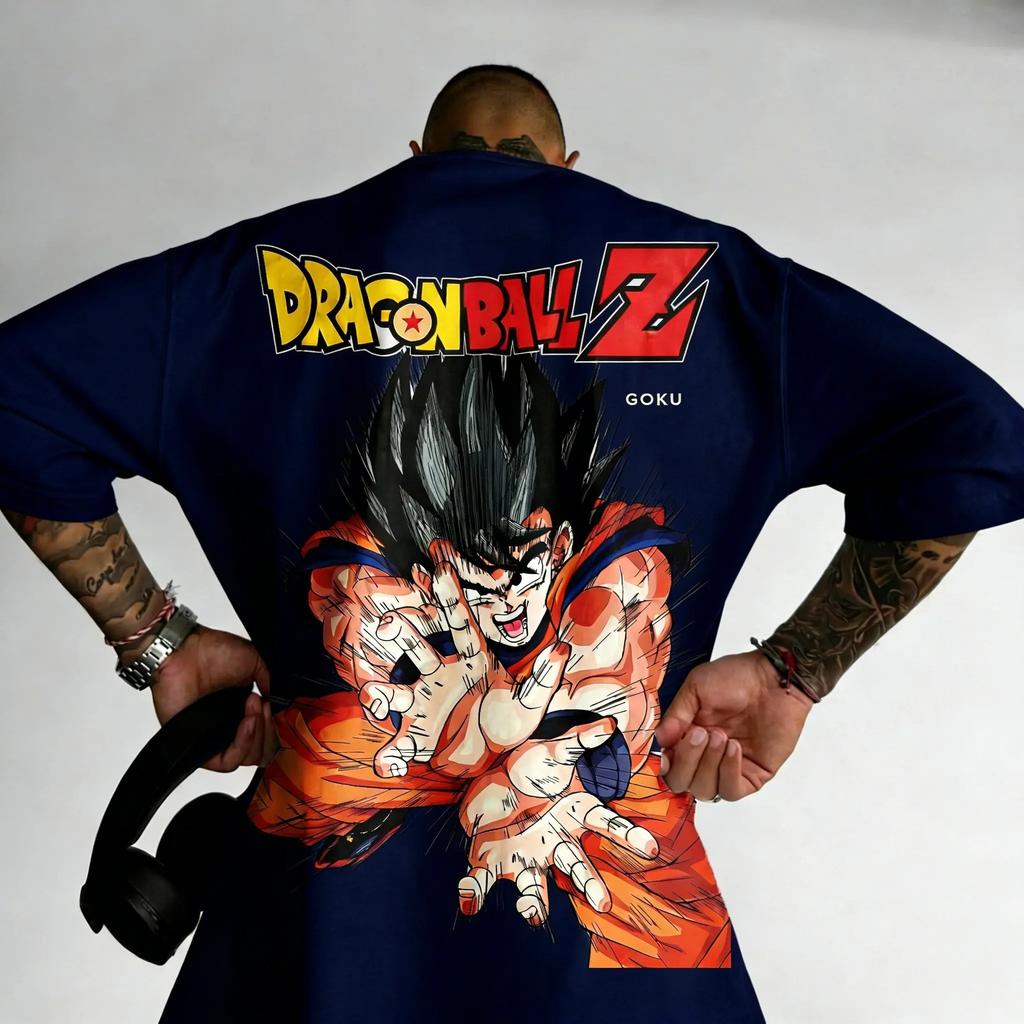 Dragon Ball Z Men's and Women's T-shirt Son Goku Anime Tee Summer and Spring Boy's Short Sleeves Hip-hop Parent-child Outfits