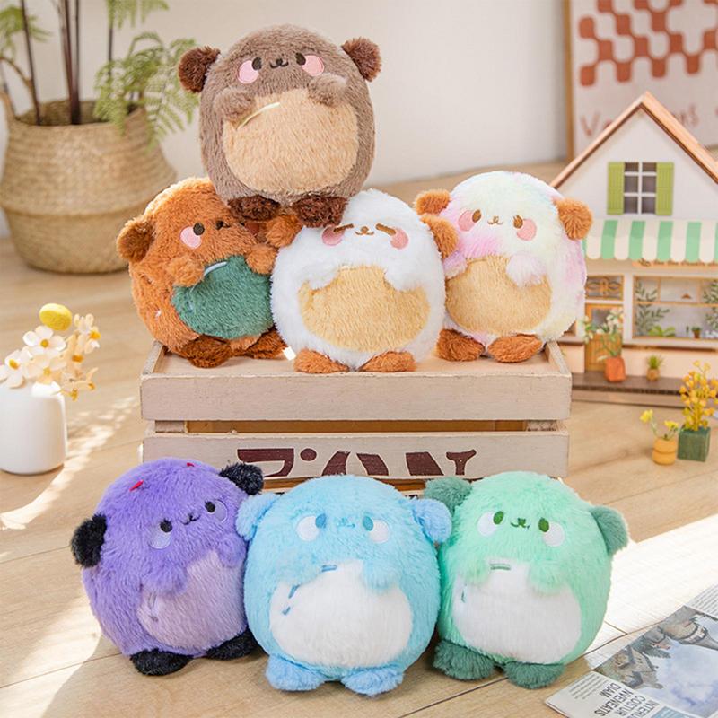 Dog Plushies for Kids Cartoon Egg Plush Toy for Children Charming Animal Plushies Charming Soft Stuffed Pillow Kids Gift Childrens