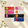 Vintage Women'S Colorful Oversized Button Lace Headband Spicy Girl Y2K Japanese Trendy Headband Sweet Cool Sports Yoga Headband
